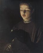 Georges de La Tour jeune chanteur Spain oil painting reproduction